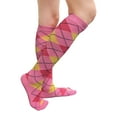 thumbnail image 5 of Women's Colorful Variety Design Assorted Knee High Stocking Socks, Argyle (6 Pairs), 5 of 9