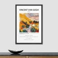 thumbnail image 3 of PixonSign Framed Canvas Print Wall Art Vincent Van Gogh Landscape House Ploughman Classic Vintage Illustrations Fine Art Decorative Multicolor for Living Room, Bedroom, Office - 16"x24" BLACK, 3 of 5