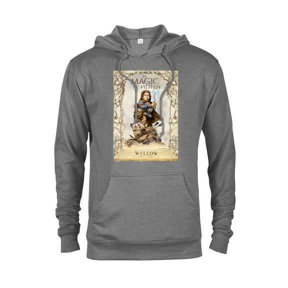 Lucasfilm Willow Movie The Magic Lies Within Archway Battle - Pullover Hoodie for Adults - Customized-Graphite Heather