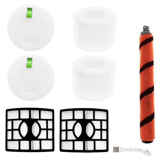Kit de herramientas de limpieza de filtros de fieltro de espuma con filtros Hepa y cepillo giratorio