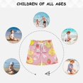 thumbnail image 6 of Kids' Beach Pants Comfortable Swim Trunks Bow Ribbon and Orange Shorts for Pool Vacation and Lounge Wear 5T, 6 of 8