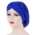thumbnail image 1 of Foulard Douce pour Femmes Turban Foulard Chapeau Hijab Musulman Tressé, 1 of 5