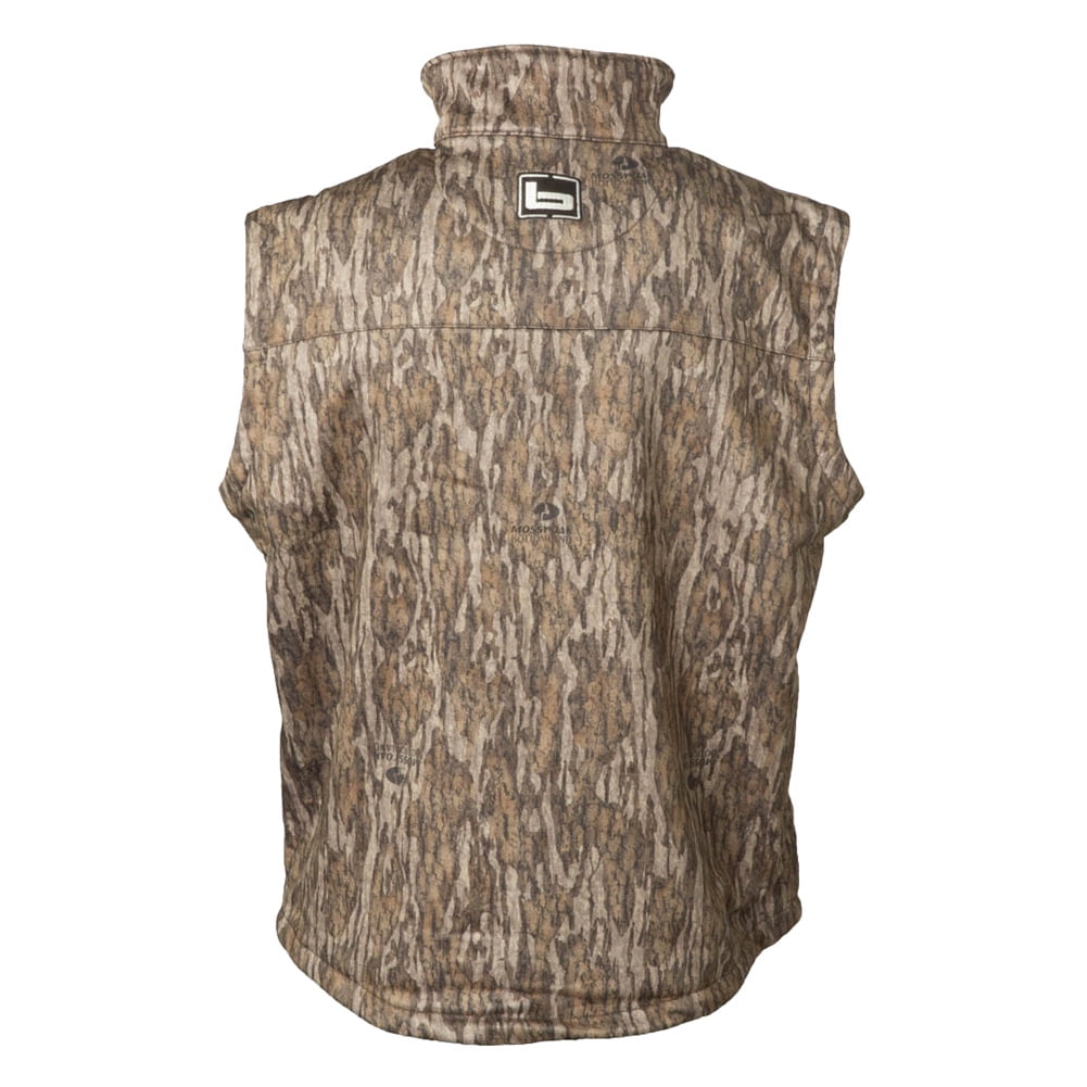 banded fleece vest