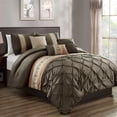 thumbnail image 1 of Elight Home 21185Q Sarah Embroidery 7 Piece Comforter Set, Queen, 1 of 1