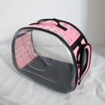 thumbnail image 1 of Cat Backpack Transparent Foldable Pet Going Out Bag Portable Space Carry-on Cat Bag, 1 of 5