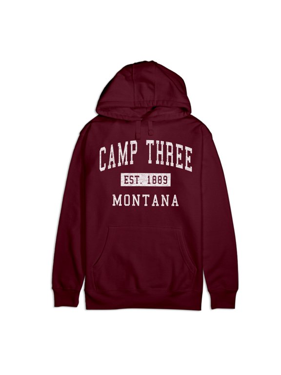 Camp Three Montana Classic Established Premium Cotton Hoodie