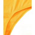thumbnail image 4 of Grblisyd Girls Swimsuit Crew Neck Solid Color One Piece Swimwear Cut-Out Bathing Suit for Girls 10-12Y, 4 of 5