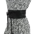 thumbnail image 3 of 1 Pce Gaine en Similicuir pour Femme - Noir, 3 of 7