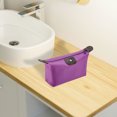 thumbnail image 5 of xiaxaixu Women Waterproof Makeup Bag, Classic Striped Cosmetic Organizer Multifunctional Pouch, 5 of 5