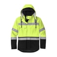 thumbnail image 3 of CornerStone Unisex ANSI 107 Class 3 Waterproof Ripstop 3-In-1 Parka | Hard Shell Rain Jacket & Fleece Hoodie for Men & Women, 3 of 4