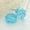 Lake Blue, variant on U8MO 5pcs 14mm Flat Round Carved Handmade Lampwork Glass Beads for Jewelry Making-Deep Green