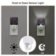 thumbnail image 3 of Fotbe Ornate Purple Floral Vase Luz Nocturna LED, Luz de Noche con Sensor de Luz Natural de Anochecer a Amanecer, Se Enchufa a la Pared, Blanco Cálido 0.5W-EU, 3 of 7