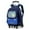 Blue Dinosaur, variant on lvyH Rolling Backpack Large-capacity Wheeled Backpack Waterproof Trolley School Bag,Blue Geometry(6 Wheels)