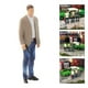 thumbnail image 4 of 1 pieza Mini Diorama pintada Cool Rider Doll Building Train Road Buliding estilo 2 Sunnimix escenario de personas mini figura, 4 of 8