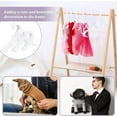 thumbnail image 5 of 18 Packs Pet Apparel Hangers 3 Styles White Pet Clothes Hanger Cute Plastic Flexible Dog Clothes Hangers Mini Plastic Hangers for Dog Puppy Cat Pet Clothes 5x5.3/5.35x7.28/7.4x9.8 Inch, 5 of 8