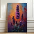 thumbnail image 4 of Lavender Flower Canvas Wall Art 8x12 inches - Elegant Botanical Cottagecore Lavender Flower Watercolor Canvas Wall Art for Bedroom, 4 of 5
