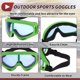 thumbnail image 5 of Gafas de conducción de motocicleta Unique Bargains, gafas de ciclismo de lente azul y marco verde, 5 of 6