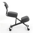 thumbnail image 5 of Furniture of America Popalo Metal Kneeling Chair with Wheels in Gray, 5 of 15
