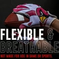 thumbnail image 2 of Franklin Sports Arizona Cardinals Youth NFL Football Receiver Gloves - Official NFL Team Logos - Kids Football Gear + Accessories - Youth XS/S Pair, 2 of 8