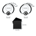 thumbnail image 2 of 2pc Pulseras Para Parejas De Sol Y Luna Brilla Oscuridad Xtellar negro, 2 of 3