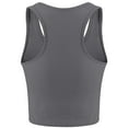 thumbnail image 4 of LEZMORE 4 Pieces Women'S Basic Crop Tank Tops Sleeveless Racerback Crop Gym Clothes Sports Top US 4-12, 4 of 12