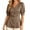 Khaki, variant on Summer Shirt Elegant Collar Puff Short Sleeve Solid Color Slim Fit Blouse Kimonos for Women Long Sleeve Draped Open Front Cardigan Womens Button Front Sweater Wrap Cardigan plus Womens