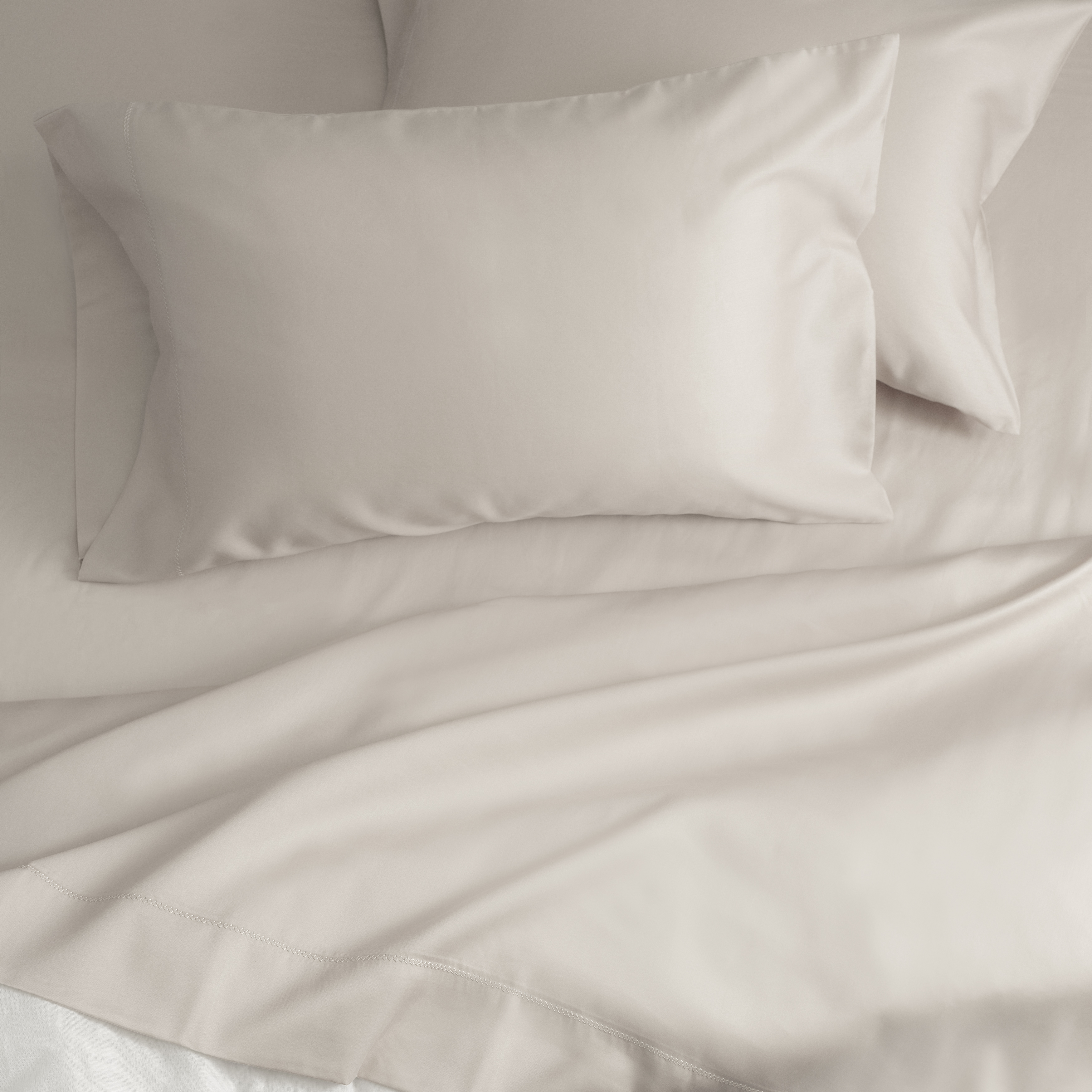 Hotel Style 500 Thread Count Tri-Blend with Lyocell Bed Sheet Set, King, Beige