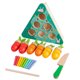 thumbnail image 1 of Muyoka Juguetes Montessori 3 en 1 para niños pequeños Zanahoria Cosecha en forma y tamaño Juego de captura de gusanos Juguete de madera sensorial Juego de habilidades motoras finas Bebé Preescolar Apr Muyoka Hogar, 1 of 7