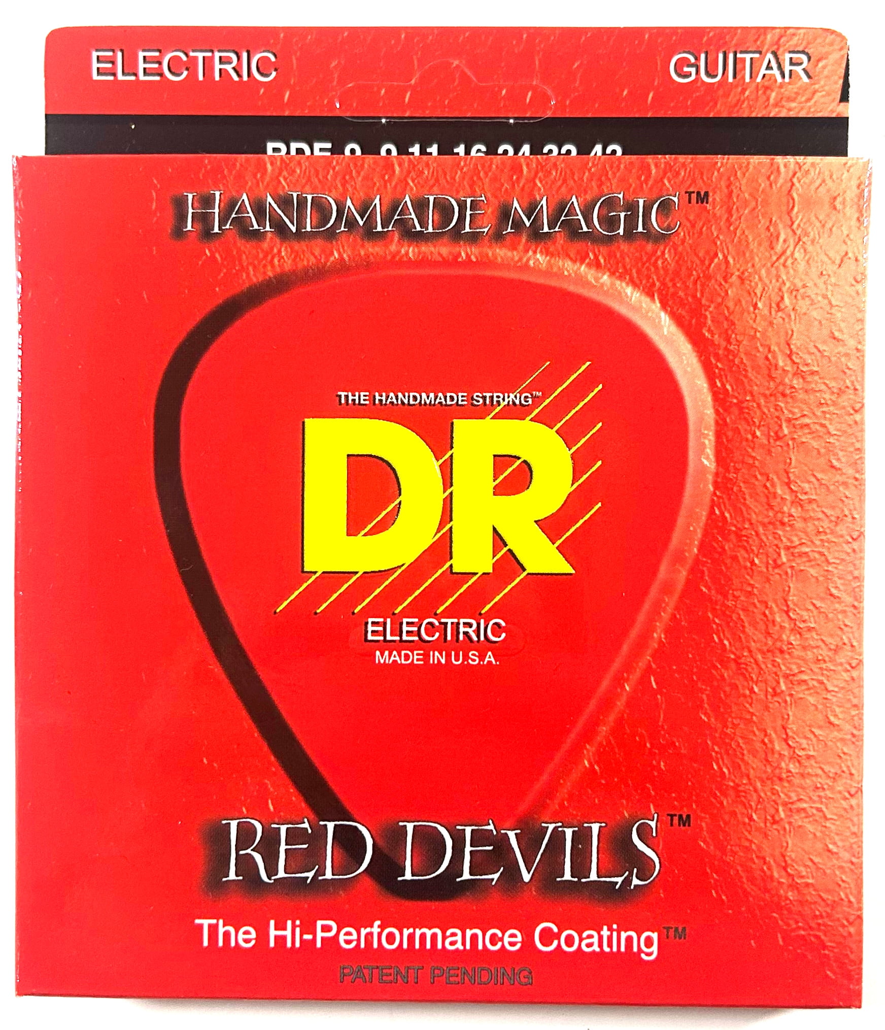 DR Guitar Strings Electric 3 Sets Red Devils K3 High Performance Coated 09-42