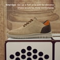 thumbnail image 6 of CMR CHAMARIPA Best Elevator Shoes For Men - Khaki Knit Casual Shoes 6CM / 2.36 Inches, 6 of 9