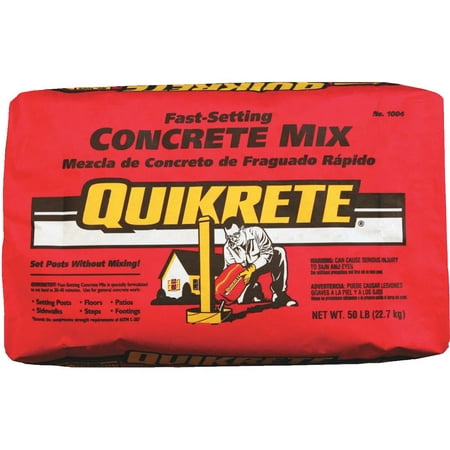 Quickrete Fast-Setting Concrete Mix (Best Way To Mix Concrete By Hand)
