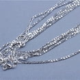 thumbnail image 1 of 1pcs 925 Sterling Silver 16-30 Inches Rolo Bead Figaro Chain Necklace for Men Women 9 Designs Fashion Jewelry, 1 of 5