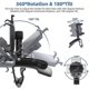thumbnail image 2 of Starlight-multi-function Phone Holder For Car Dashboard, With 360 Rotatable Adjustable Spring Clip, Black, 2 of 4