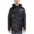 thumbnail image 5 of Mens Black Coat Luciano Natazzi Puffer Tec Removable Hooded, 5 of 5