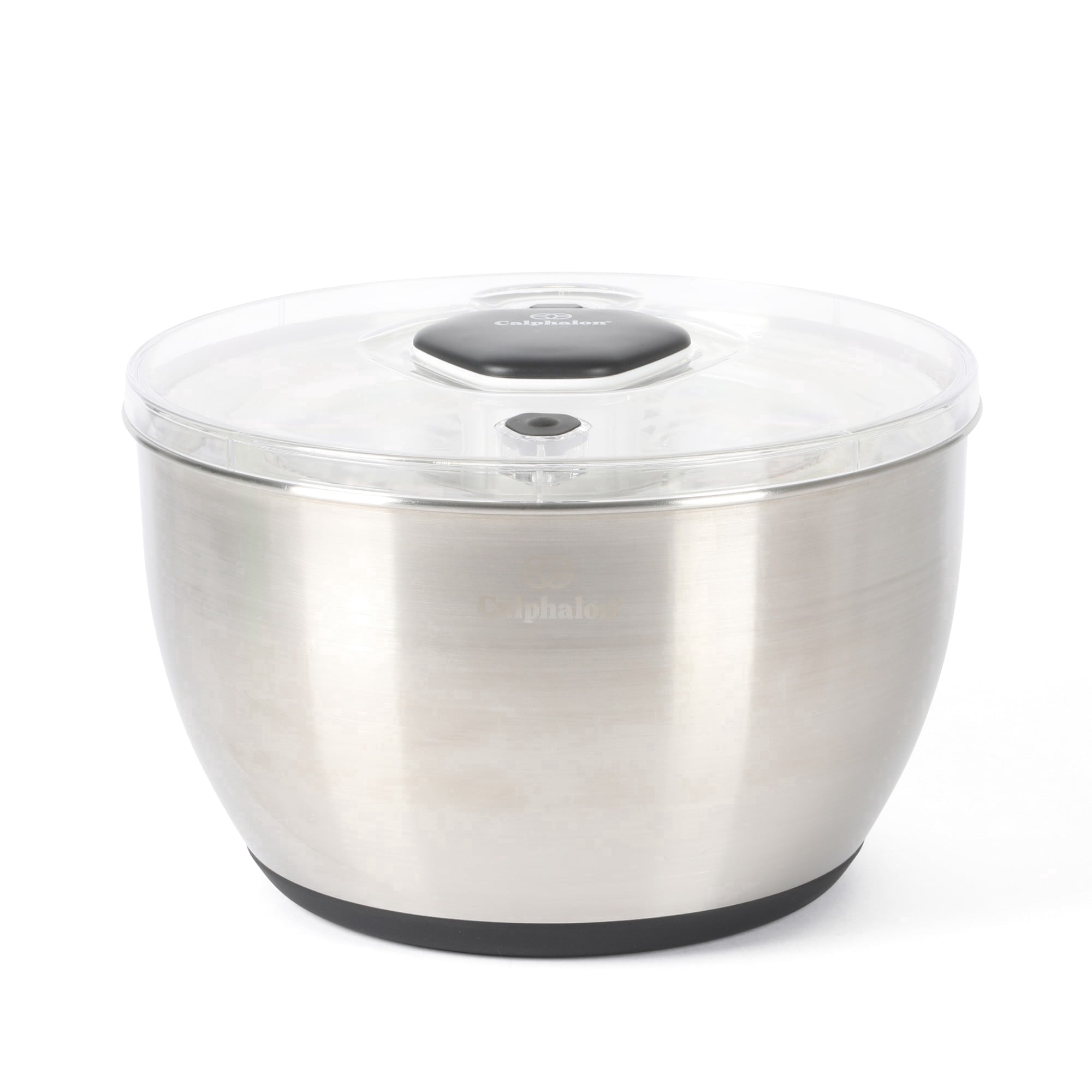OXO, Glass Salad Spinner, 2.5 Qt, Easy-to-Clean Lid - Walmart.com
