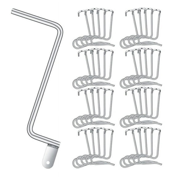 Fence Wire Tightener Tool with 1 Tighteners Handle Tensioner Steel Stretcher 31 Pieces