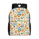 thumbnail image 1 of Disketp Peanuts 8 Mochila Unisex de Apertura Lateral Completa, Mochila para Laptop para Escuela, Trabajo y Viajes, 1 of 8