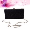 thumbnail image 2 of Pochette de Soirée pour Femmes Étui Rigide Éblouissant Pochette à Rabat Sac à Main pour Mariage Fête, 2 of 6