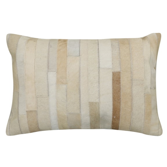 The Pioneer Woman Ranch Patchwork Cowhide Lumbar Pillow