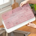 thumbnail image 6 of Vadktai Dish Drain Tray, 15'' x 9”, Large Water Storage Capacity Dish Drain Board, Dish Drying Pad for Kitchen Counter, Coffee Tea Tray, Water Drip Tray Holder for Cup, Fruit, Bathroom Accessories, 6 of 6
