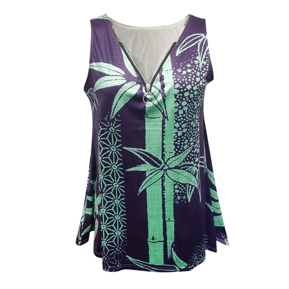 Aayomet Plus Size Tops For Women Women's Sleeveless V Neck Tank Tops Summer Casual Basic Solid Color Camis Tee Shirts,Purple XXL