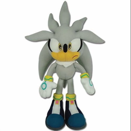 Sonic The Hedgehog 13" Plush Silver Sonic Doll Toy