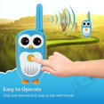 thumbnail image 2 of Walkie Talkies Retevis RT30, juguete con forma de búho para niños de 3 a 5 años, color azul, paquete de 2, 2 of 9