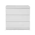 thumbnail image 5 of Whiteline Modern Living White Anna Contemporary High Gloss Lacquer Dresser, Full Extension Drawers, 5 of 10