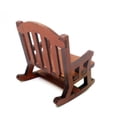 thumbnail image 3 of Vintage Wooden Leisure Rocker Rocking Chair Model For 1:12 Dollhouse Miniature Decor, 3 of 8