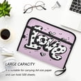 thumbnail image 6 of Accordion File Organizer with Zip Closure 13 Pockets Expanding File Folder Letter A4 Paper Document Organizer for Home Office Black Font Love, 6 of 7