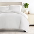 thumbnail image 4 of Duvet Cover Set - Ultra Soft & Breathable - Light Gray Pin Stripe for Queen Size Bedding by Comfort Canopy, 4 of 15