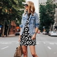 thumbnail image 4 of Fotbe Black Leopard Vestido de Verano sin Mangas para Mujer – Vestido Midi Línea A, Estilo Camiseta Floral, Vestido Playero Casual y Fluido, 4 of 7
