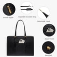 thumbnail image 4 of LOVEVOOK Laptop Bag for Women Vintage Leather Laptop Tote 15.6 inch Large Capacity Computer bag with Clutch Purse for Work, 4 of 6