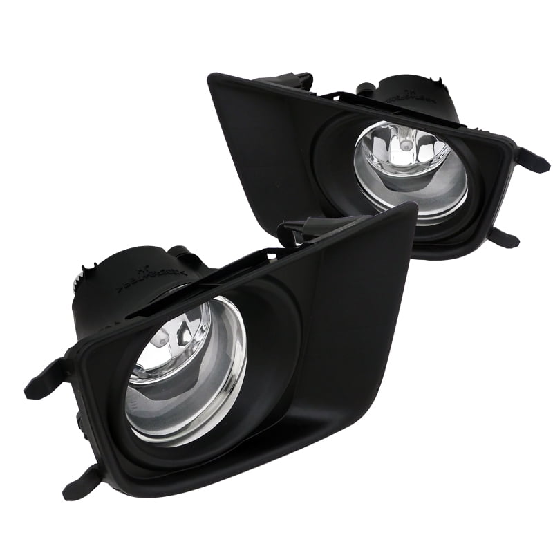Spec D Tuning For 2012 2013 Toyota Tacoma Front Bumper Chrome Clear Fog Light Kit 2012 2013 